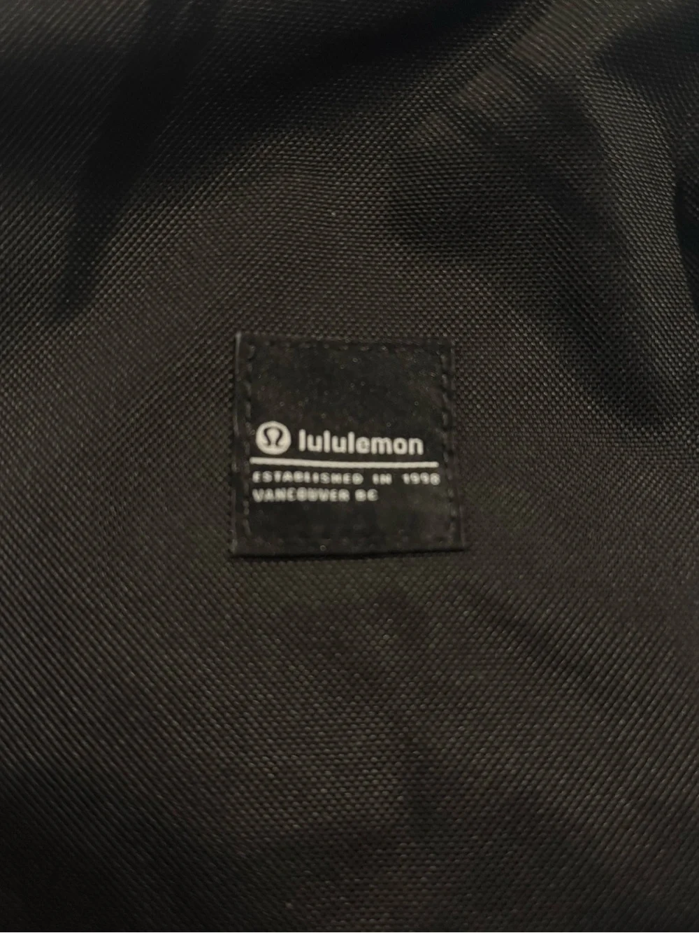 Lululemon Black Backpack